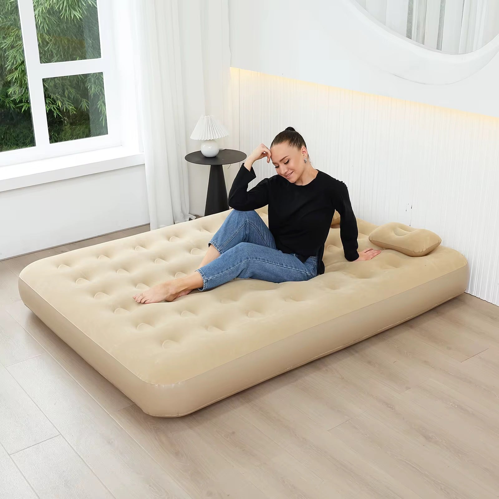 🛏️ Matelas Gonflable Orthopédique – 2 Places 🌟